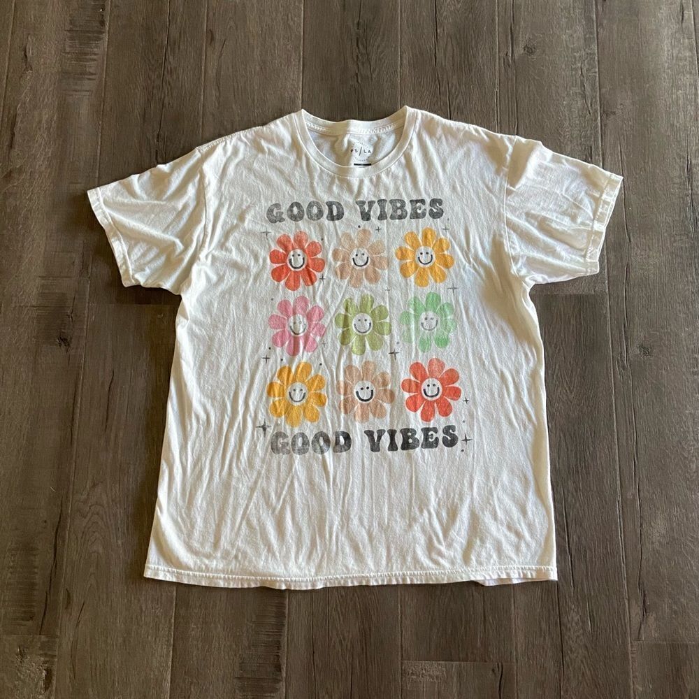Pacsun Good Vibes Band Tee View 2